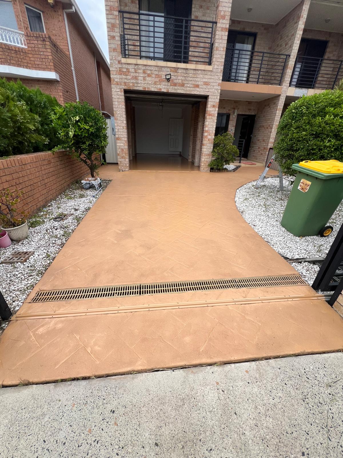 Exterior wall after painting